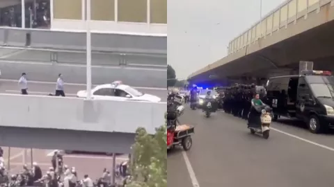 石家庄和平路高架